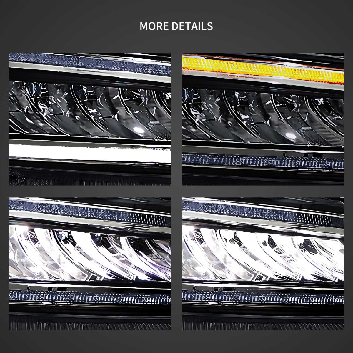08-12 Honda Accord Sedan 8th Gen Vland LED Headlights YHA-YG-8162-2P31A (7)