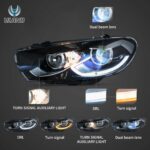 2009-2014 VW Scirocco LED Headlights With Start-up animation - Image 2