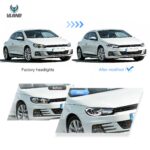 2009-2014 VW Scirocco LED Headlights With Start-up animation - Image 6