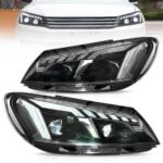 2011-2015 VW Passat Vland LED Projector Headlights wStartup Animation YHA-B7-8134A (1)