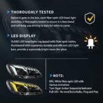 2011-2015 VW Passat Vland LED Projector Headlights wStartup Animation YHA-B7-8134A (8)