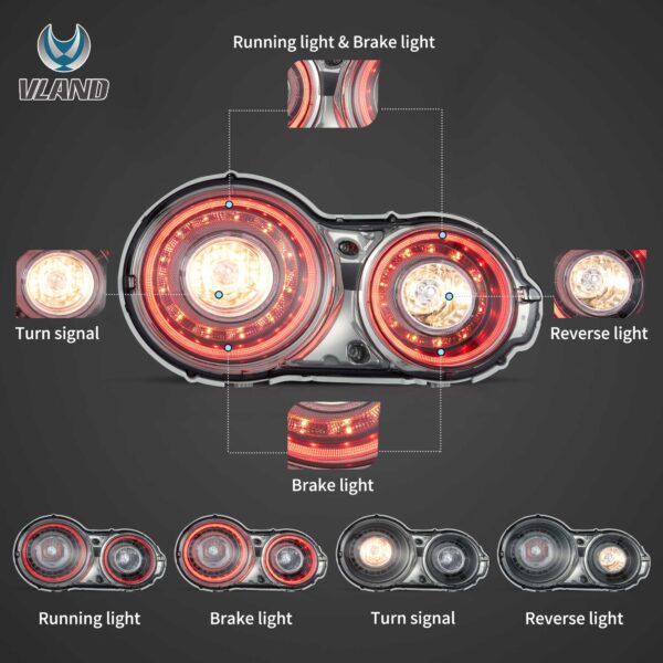 Vland 2008-2023 Nissan GTR R35Tail Lights YAB-GTR-2079 (3)