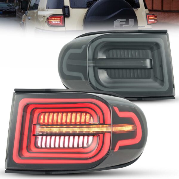 Vland 2007-2022 Toyota FJ Cruiser LED Tail Lights With Start-up Animation YHB-FJ-8097 (1)
