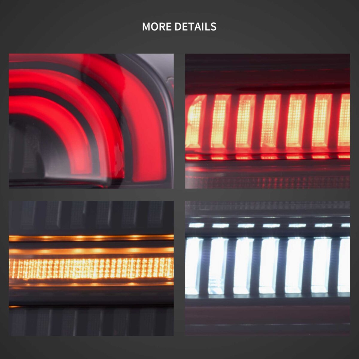 Vland 2007-2022 Toyota FJ Cruiser LED Tail Lights With Start-up Animation YHB-FJ-8097 (9)