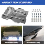 Vland Front Skid Plate For Toyota Tacoma 2024-2025 & 2025 4Runner TRD PTR60-35240 YHS-DHB-9723-04 (4)