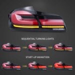 2011-2017 BMW 5 Series M5 F10 F18 Vland LED Tail Lights G30 LCI Style YHB-F10-8075A-RC1YC (2)