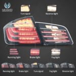 2011-2017 BMW 5 Series M5 F10 F18 Vland LED Tail Lights LCI Style YHB-F10-8075B-RS2YC (2)
