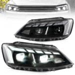 12-18 VW Jetta MK6 Vland Dual Beam Projector Headlights YHA-ST-8171 (1)
