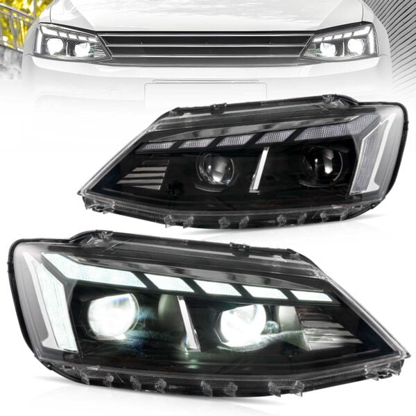 12-18 VW Jetta MK6 Vland Dual Beam Projector Headlights YHA-ST-8171 (1)