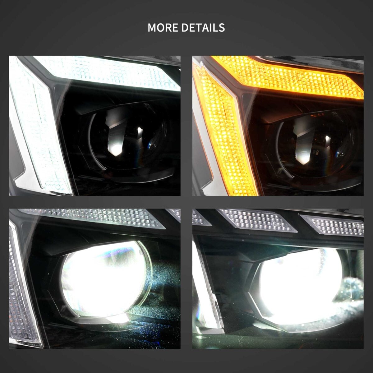 12-18 VW Jetta MK6 Vland Dual Beam Projector Headlights YHA-ST-8171 (7)