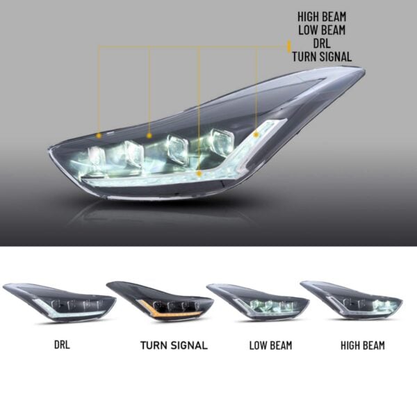 2011-2016 Hyundai Elantra Vland LED Headlights YHA-LD-8185-2P31A (2)