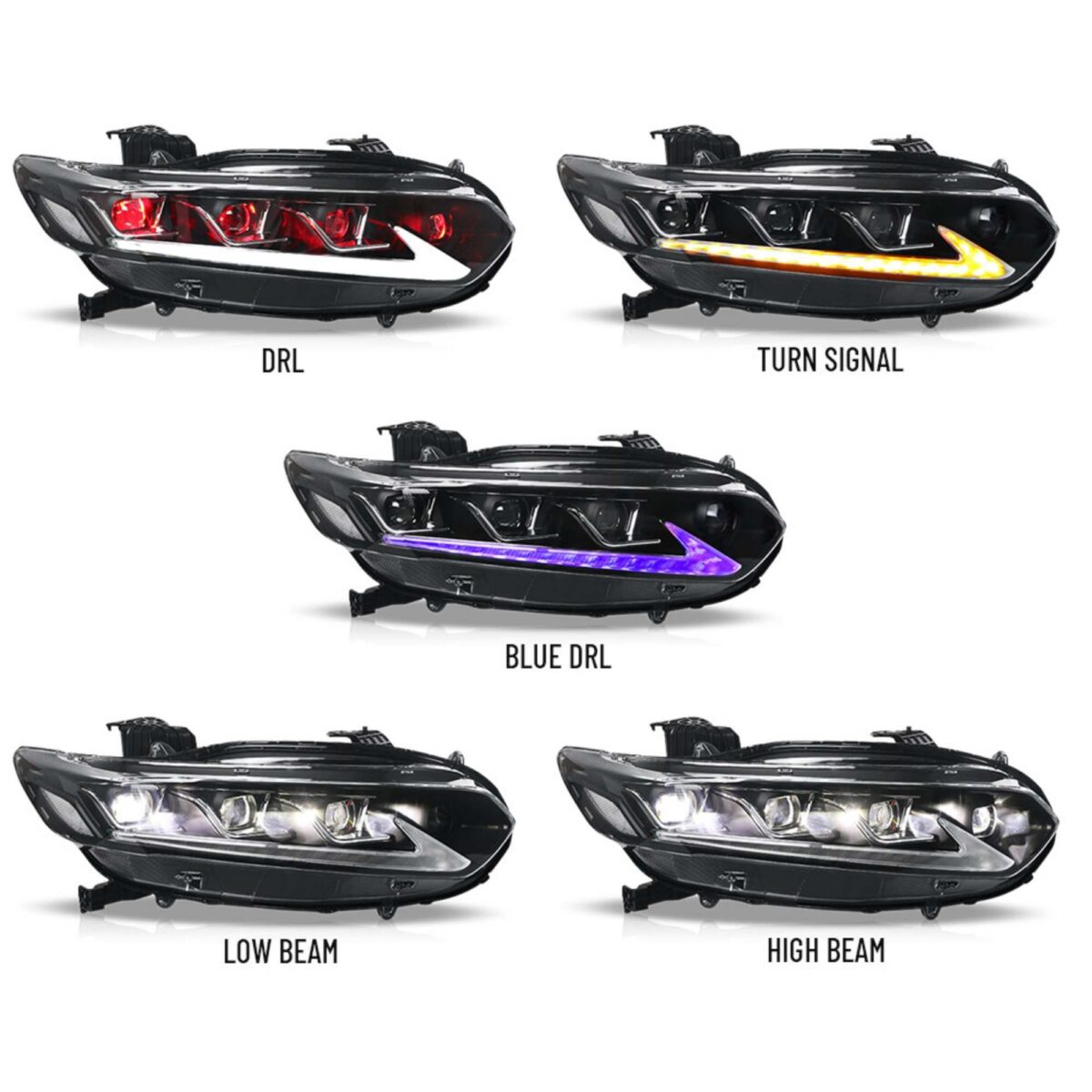 Honda Accord 10TH GEN 2018-2022 Vland LED Headlights YHA-HD-8136-2P31A-3 (6)