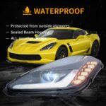 14-19 Chevrolet Corvette C7 Vland LED Dual Beam Projector Headlights YAA-C714-2115-2B32A (4)