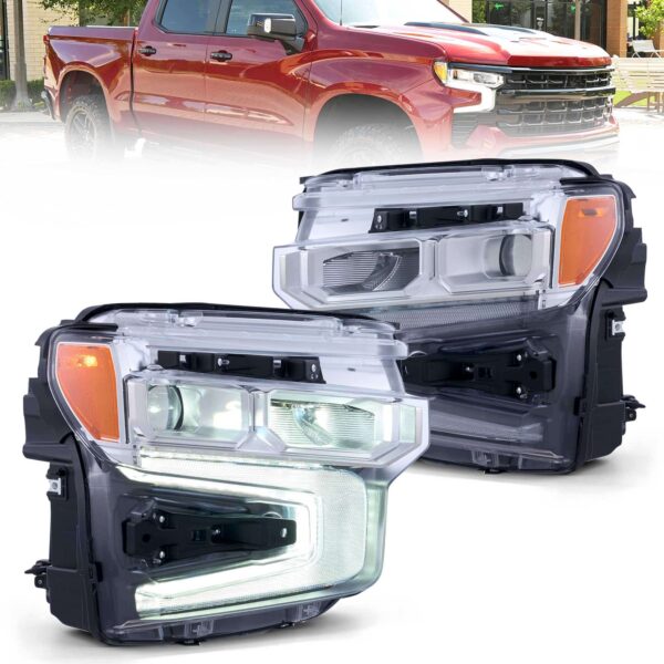 2022-2024 Chevrolet Silverado Vland LED Headlights YAA-SVR-2086-1P32A (1)