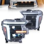 2024-2026 Ford F150 Vland Full Headlights W White DRL YAA-F150-2118-2B32A-W (1)