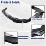 BMW 3 Series G20 G21 2023-2025 Front Bumper Lip Splitter GT Style YHT-QC-9738-01 (4)