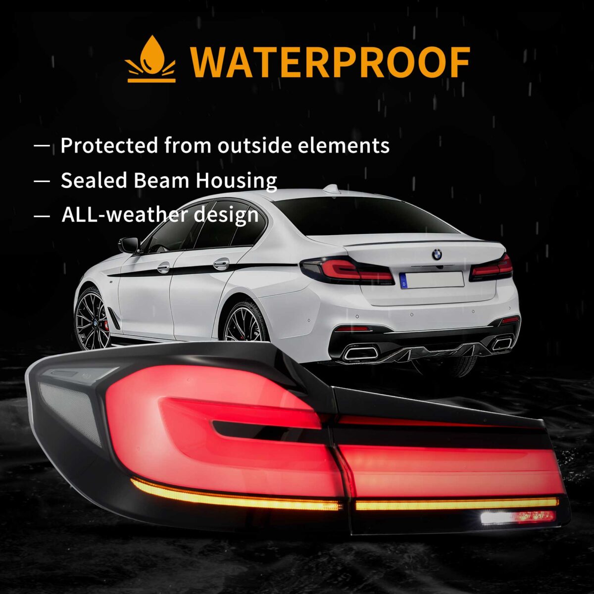 2017-2020 BMW G30 G38 Vland LED Tail Lights YHB-G30-8073A-FS1YC (4)
