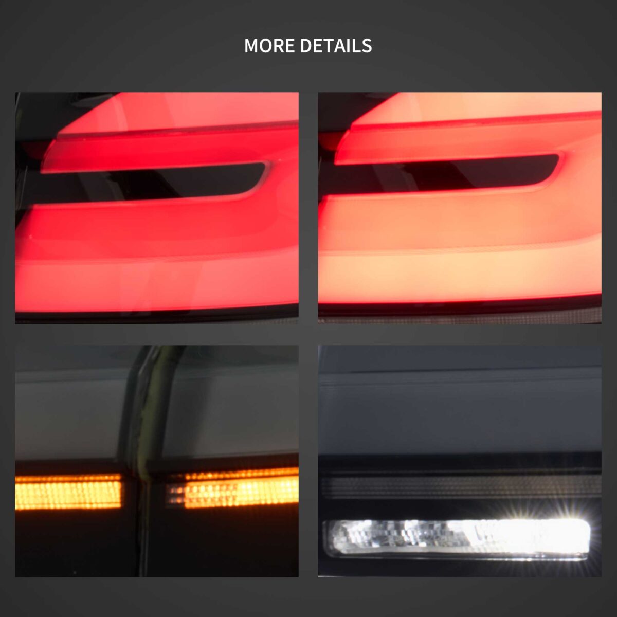 2017-2020 BMW G30 G38 Vland LED Tail Lights YHB-G30-8073A-FS1YC (5)