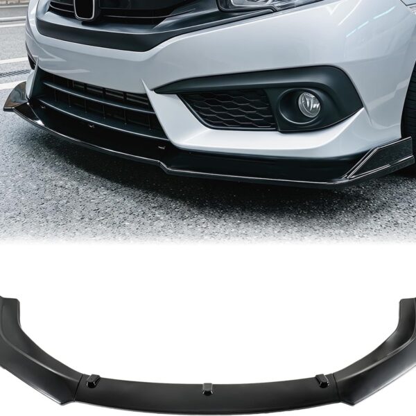 2016-2021 Honda Civic 10th 4DR Sedan Bumper Spoiler Lip YHT-QC-9738-12 (12)
