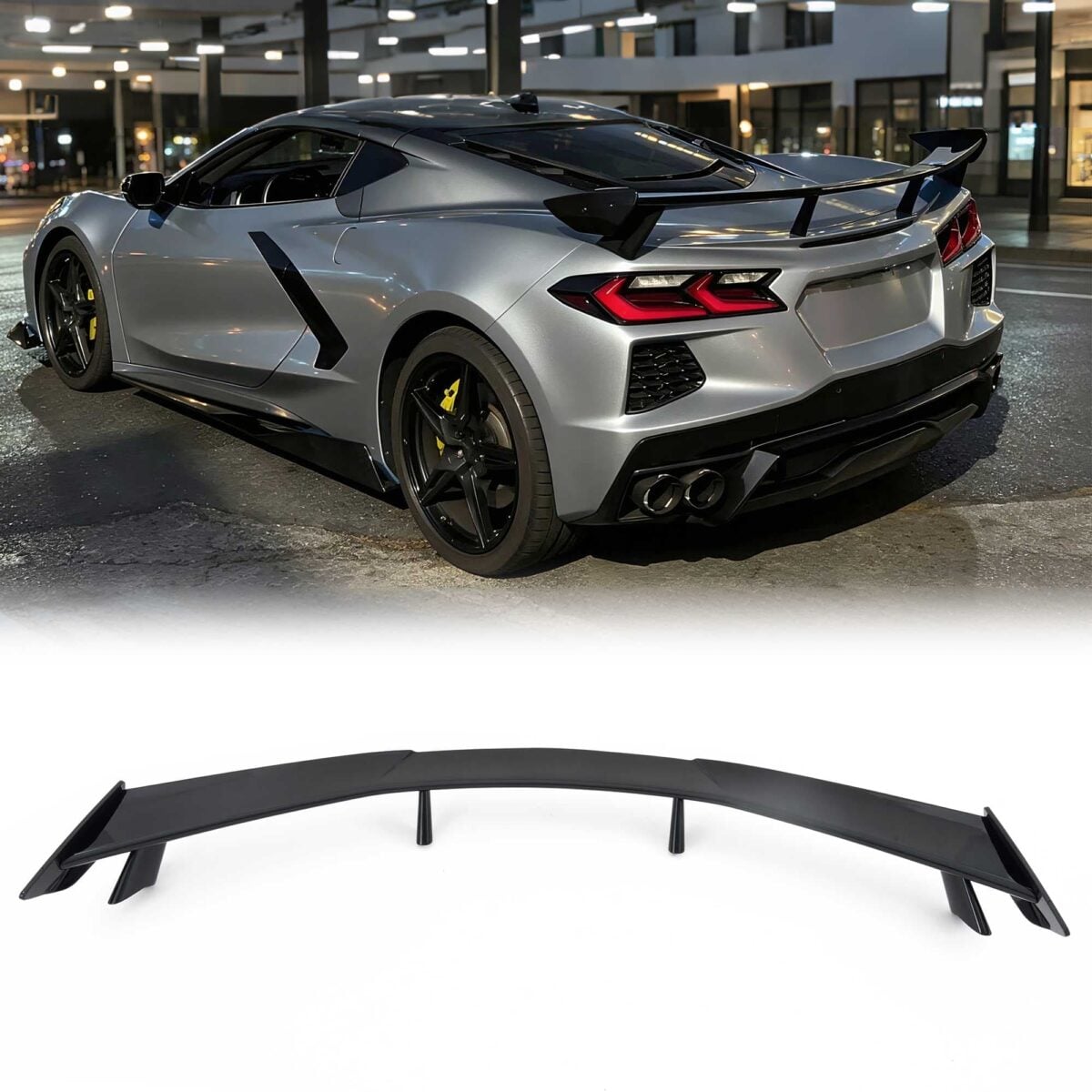 2020-2025 Chevy Corvette C8 Z51 Rear Trunk Spoiler Wing YHT-WY-9740-13000 2020-2025 Chevy Corvette C8 Z51 Rear Trunk Spoiler Wing YHT-WY-9740-13000