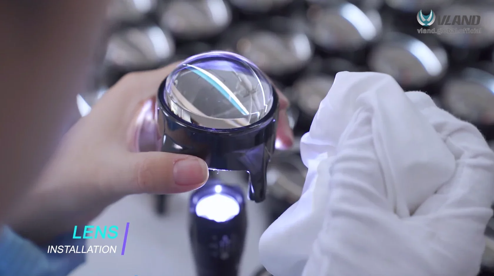 Lens installation in Vland Factory (2)